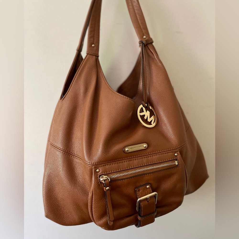 Authentic Michael Kors MK Camel Brown Bag